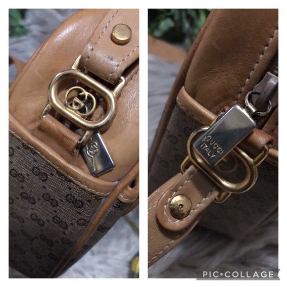 Vintage(80’s)Gucci-Micro Double G-Adj. Strap - Picture 8 of 17